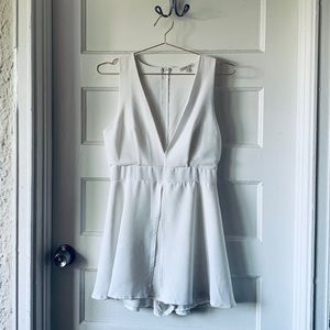 White romper perfect for a bride-to-be!